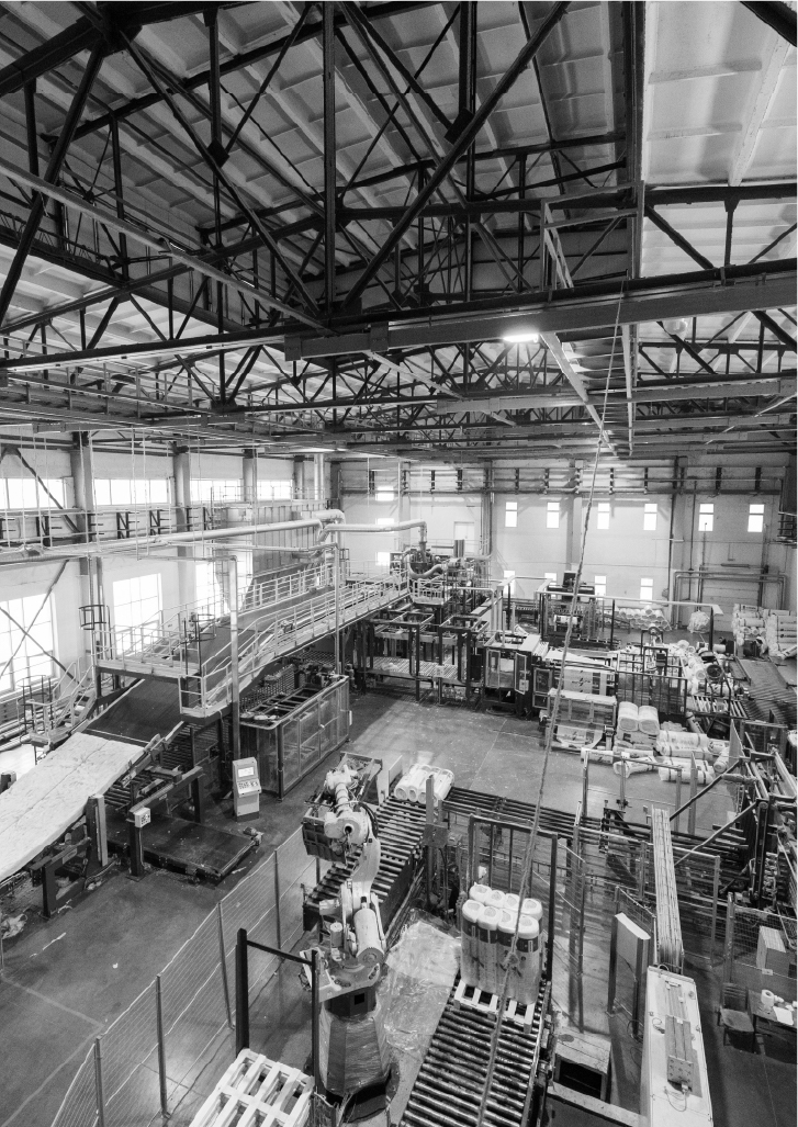 Industrial manufacturing workers
